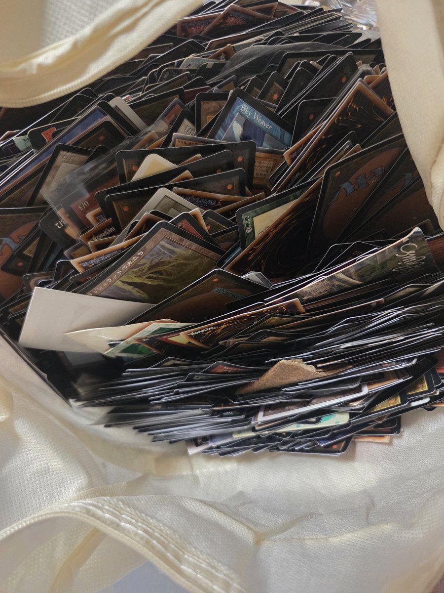 先日、実家の整理してて大量のmtgカード出てきたから売却したけど、リ