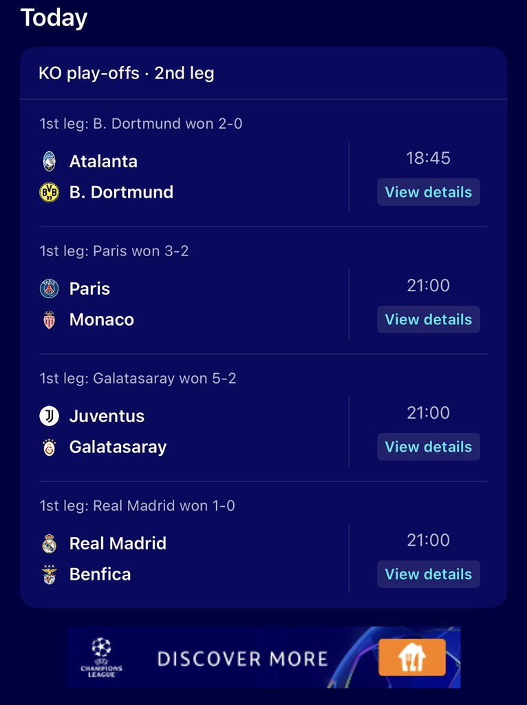 Tonight fixtures, what’s your pick?