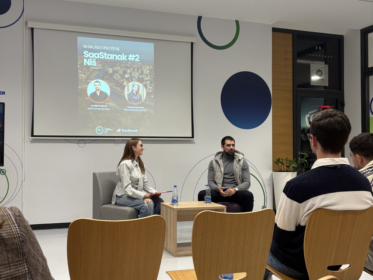 AetheriusTech's tweet photo. “Enterprise Buys Trust, Not Features” was the name of the SaaStanak panel organized at NTP, where our team had the opportunity to hear Andrija Smiljanic, Founder &amp; CEO of Varius, share his experience working with large enterprises. https://t.co/owSs7J8Ua7