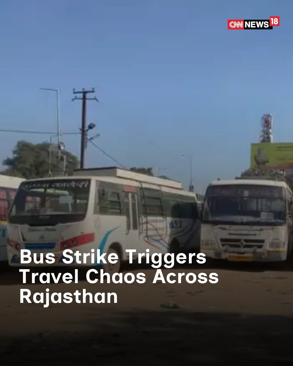 CNNnews18's tweet image. Bus operators are demanding the suspension of Regional Transport Office (RTO) officials Dharmendra Chaudhary and Inspector Rajesh Chaudhary, alleging harassment

#BusStrike #RTO #RajasthanNews 

news18.com/cities/jaipur/…