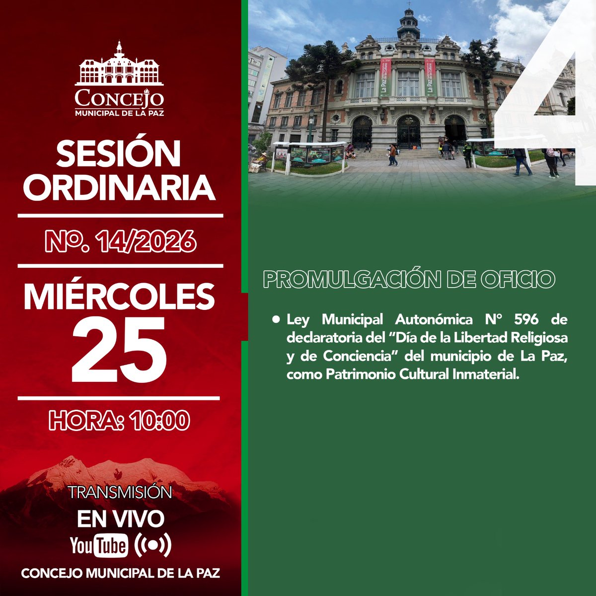 Concejo Municipal de La Paz tweet media