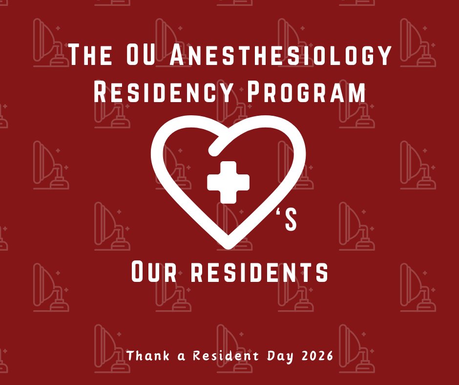 OU Anesthesiology Residency Program tweet media