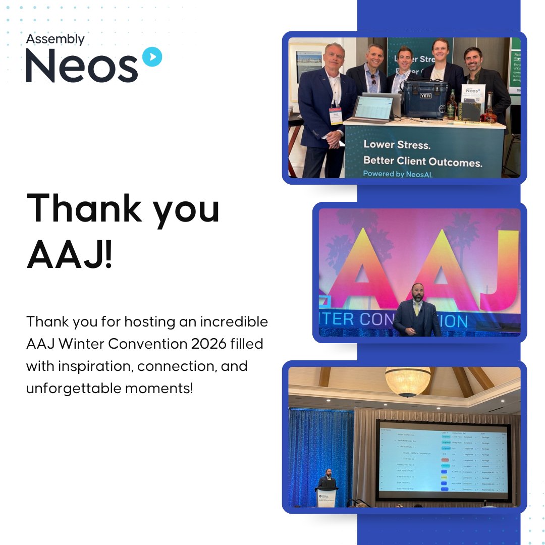 Assembly, Provider of Needles, Trialworks & Neos tweet media