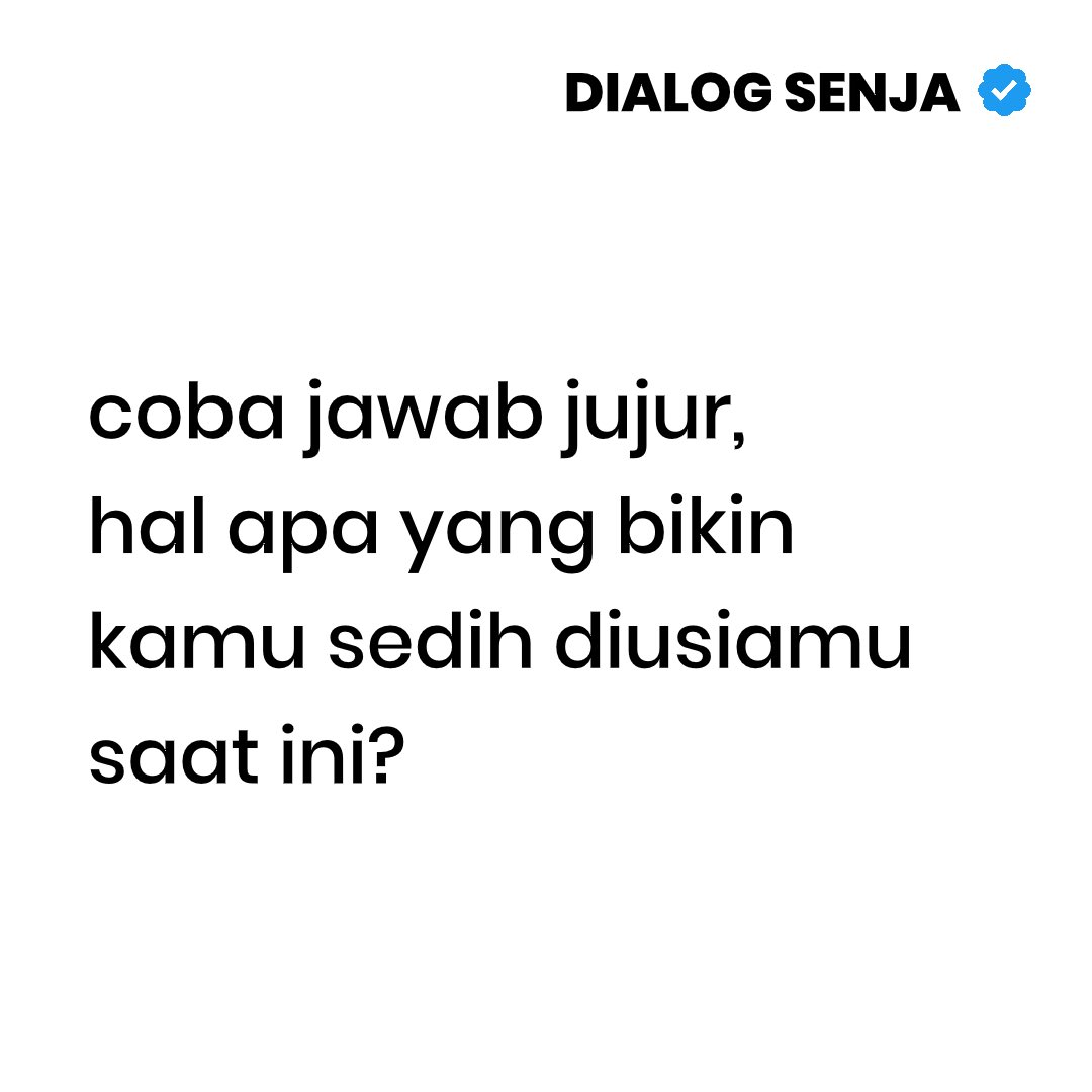 Dialog Senja tweet media