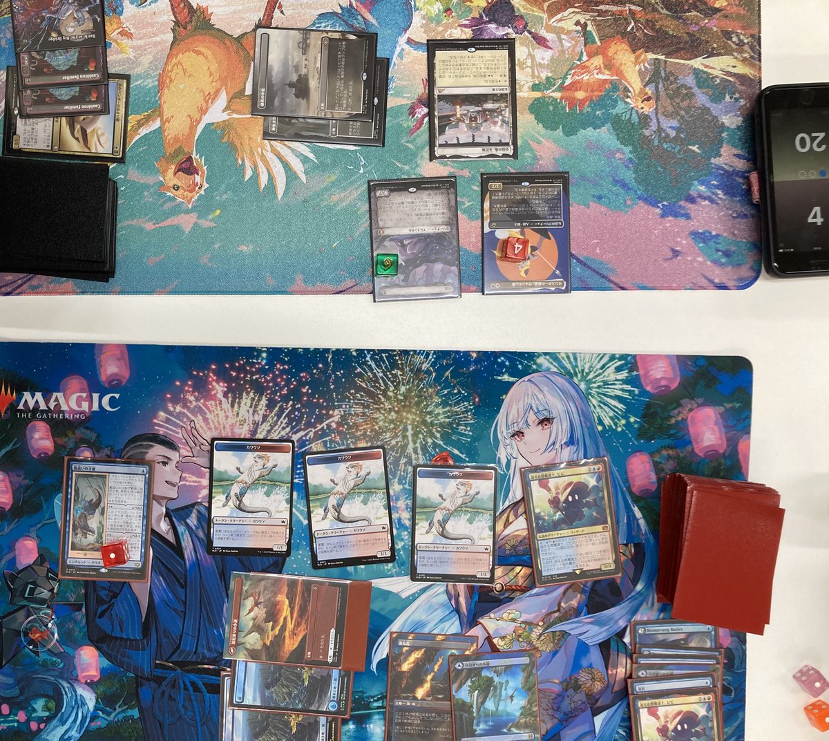 水曜日のMTGパイオニア感謝祭的なやつは2名様で行われました！ 優勝(1