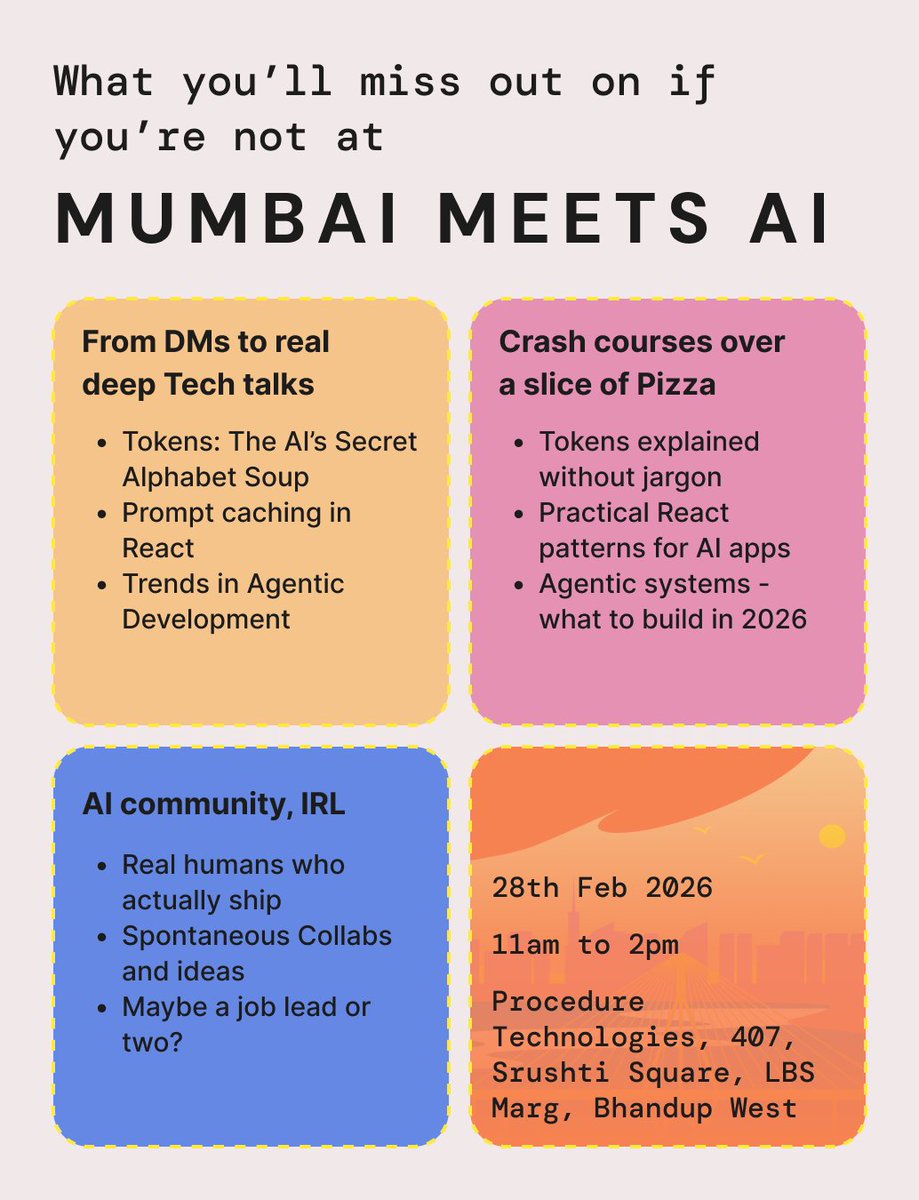 Mumbai Meets AI (@mumbaimeets_ai) / Posts / X