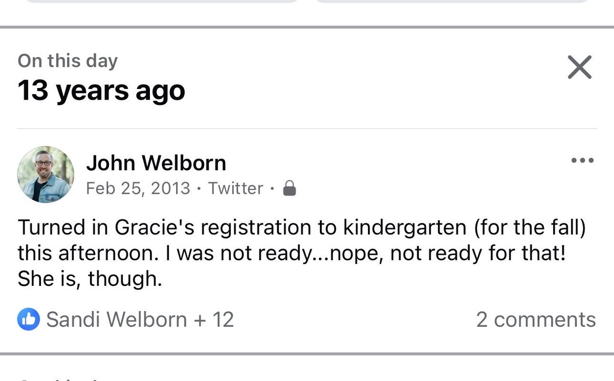 JWWelborn's tweet photo. And, here we are 13-years-later doing financial check-in for her freshman year of college in the fall. People said it would go fast, but I didn’t believe them. #StillNotReady #SheWasBornReady https://t.co/ikSgq5PQQU