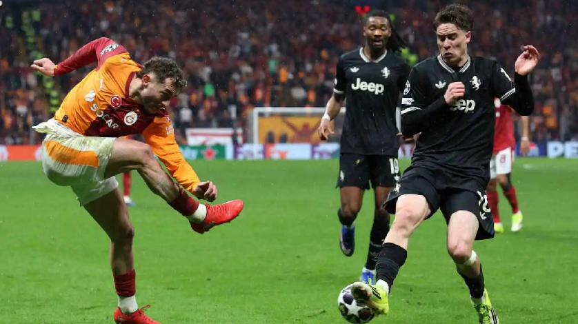 مقارنة الفريقين دوري أبطال أوروبا 25/26. يوفنتوس غلطة سراي. عدد المباريات: يوفنتوس: 9. غلطة سراي: 9. الأهداف المسجلة: يوفنتوس: 16. غلطة سراي: 14. الأهداف المستقبلة: يوفنتوس: 15. غلطة سراي: 13. التمريرات الحاسمة: يوفنتوس: 12. غلطة سراي: 4. sofascore 