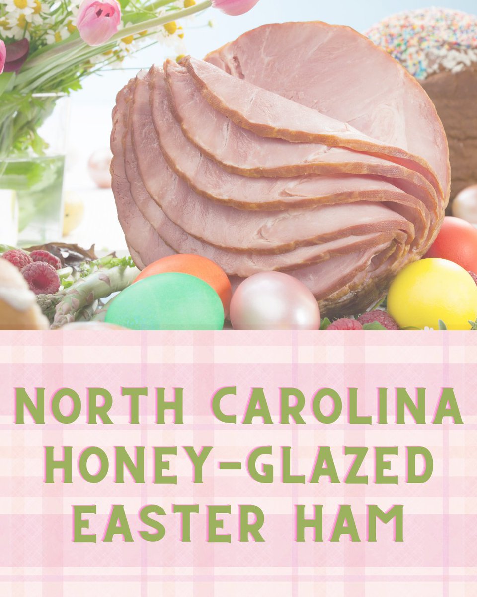NCAgriculture's tweet image. If ham is on your menu this Easter, try glazing it with North Carolina honey!

Using local honey supports producers across our state and adds a sweet finish to an Easter staple! #GottoBeNC #NCHoney #BuyLocal #NCAgriculture