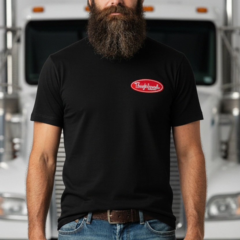 THIGHBRUSH® TRUCKING "DROPPING LOADS" Men's T-Shirt in Black with Red and White Logo/Print. Available in Sizes Small - 5X-Large. 

Product Link: thighbrush.com/products/thigh…®-trucking-dropping-loads-mens-t-shirt-black 

#THIGHBRUSH #trucking #cdl #truckdrivers