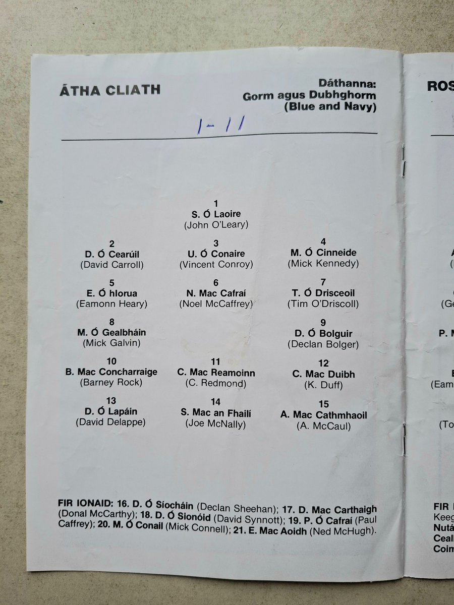 Dublin GAA Programme Collector tweet media