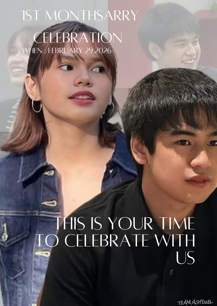 Teamashguel's tweet photo. Today is our monthsarry but we are gonna celebrating on Sunday,
#AshGuel https://t.co/Yu8TDO51KQ