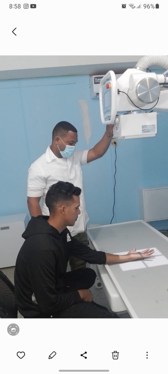 Delta Amacuro municipio Tucupita.
La imagenologia es una de las especialidades, que muestra la causa del malestar del paciente que el médico no puede ver a simple vista y ayuda con el diagnóstico seguro y confiable.
#CubaPorLaSalud 
#CubaConVenezuela