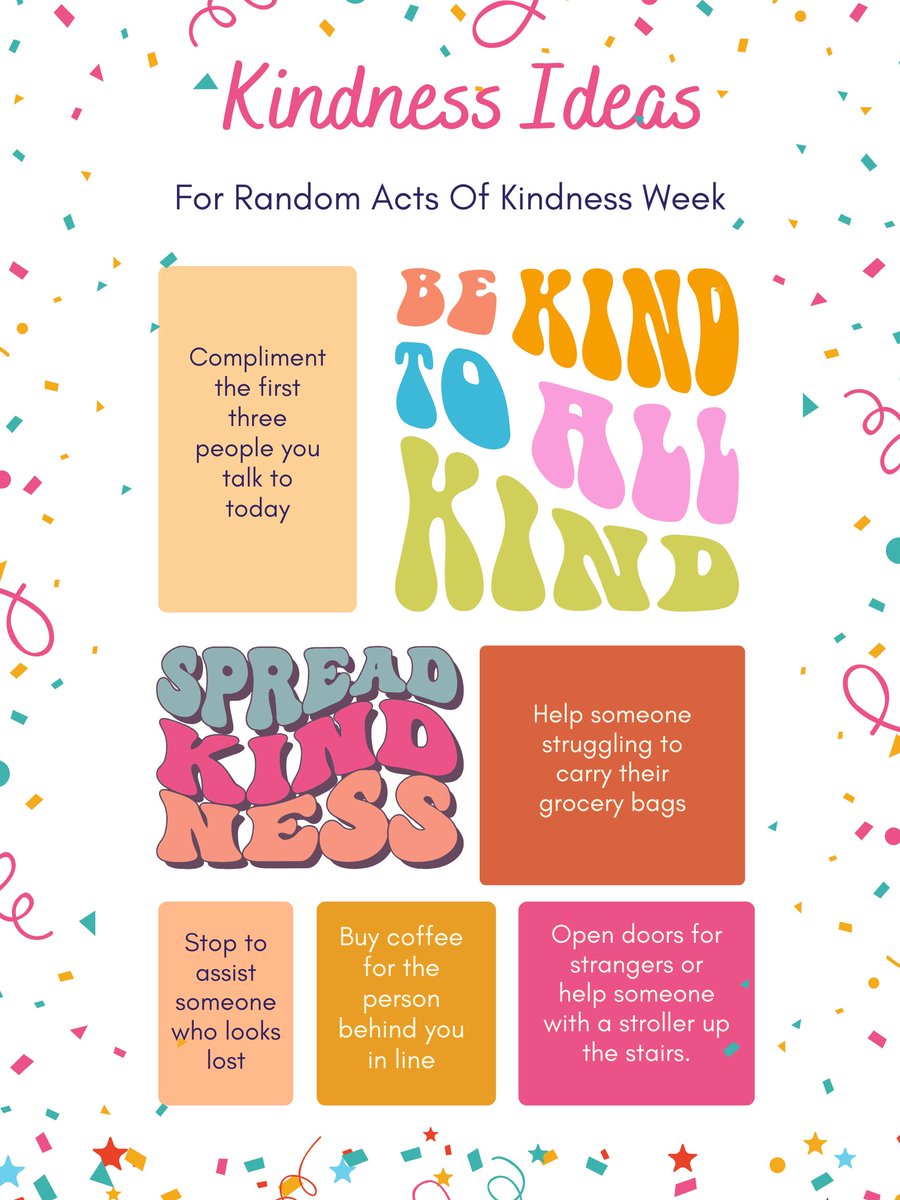 CathCharitiesBQ's tweet photo. Happy #WellnessWednesday! 🤩 Kindness has the power to change a day, a mindset, and sometimes even a life. During #RandomActsofKindnessWeek, we’re reminded that even the smallest gesture can create a ripple of positivity in our communities. 🥰 💗

#CCBQ #CCBQCares #BetheSolution https://t.co/XoDkYlCSPK