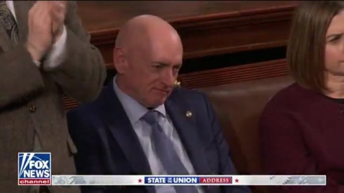 CodyCoyoteCook's tweet photo. @lovinthepainari @GiaMessi2 @_DARevolution @stephengrnwood @SenMarkKelly Go watch the speech, at this exact moment, he chooses illegal aliens over veterans and American citizens. https://t.co/XjgXEJVydK