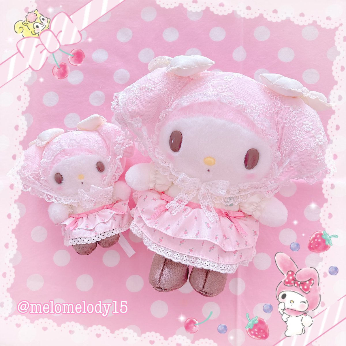 最近お迎えしたマイメロちゃん♡ フォレストレースデザイン、星屑