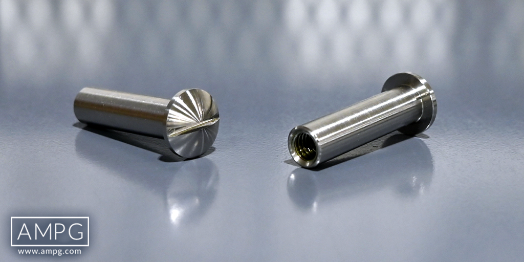 The ultimate holding power and style! Pair AMPG’s #SlottedBarrels with a mating screw for rock-solid joints that look as good as they perform. With a variety of head types, materials, and sizes, we have the perfect match for your next project.

#FurnitureHardware #AmericanMade