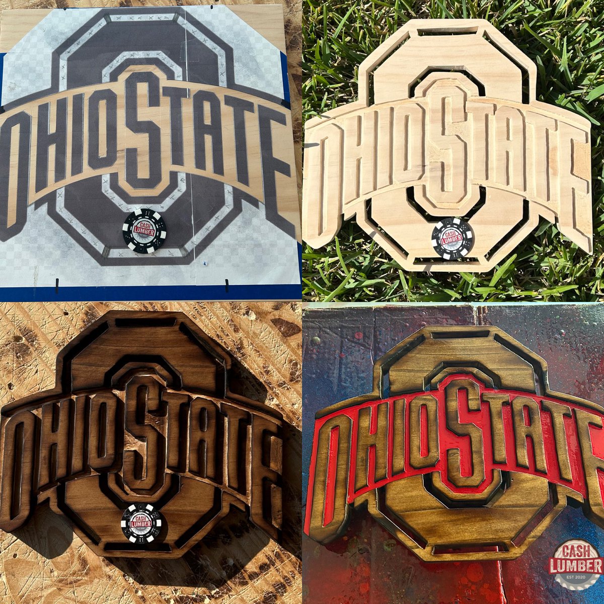 Cash Lumber wood art commissions are open. Sports, non-sports, and custom pieces…endless possibilities. DM to talk about a design. Reposts are always appreciated.
#CashLumber
#TBBReposts