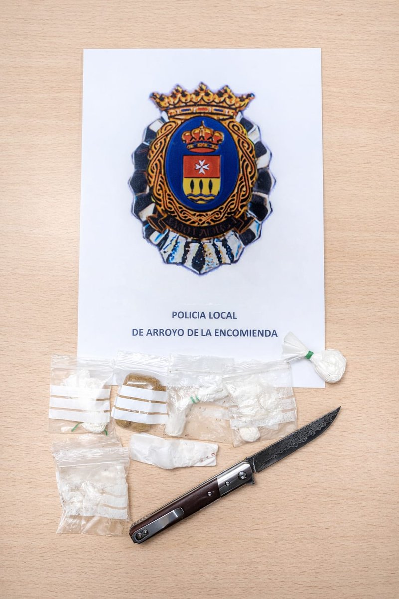 🚔 La Policía Local de Arroyo ha detenido a 4 personas por delitos de falsedad documental, reclamación judicial y tráfico de drogas

👮🏻 Una pareja fue sorprendida en un control conjunto con la Guardia Civil en posesión de 20 gramos de hachís y speed

🔗 aytoarroyo.es/seguridad-ciud…