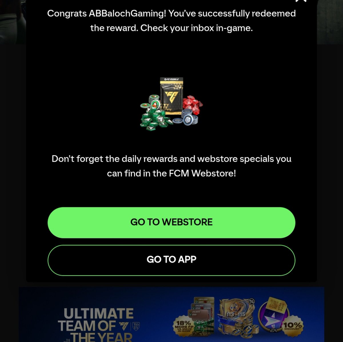 🚨🚨REDEEM CODE TERBARU🚨🚨

🎁 "FCMOBILENGABUBURIT" 🎁

redeem.fcm.ea.com
#EAFC26 #fcmobile 
<a href="/tutiofifa/">Tío Fifah 🇨🇴 🇵🇸 حرة</a> <a href="/Thakor9879/">ThakorPlays FC</a> <a href="/99rkreddy/">Rk Reddy</a>