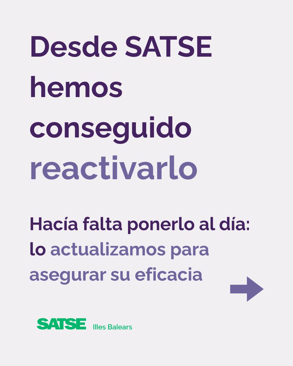 SATSE_Baleares's tweet photo. Hemos conseguido reactivar y actualizar el Plan de Igualdad en el IbSalut para que sea útil y efectivo

Porque la igualdad no es solo un documento: es compromiso, seguimiento y acciones concretas

Seguiremos trabajando para impulsar cambios reales en materia de igualdad💜 https://t.co/Cnon1N4vQo