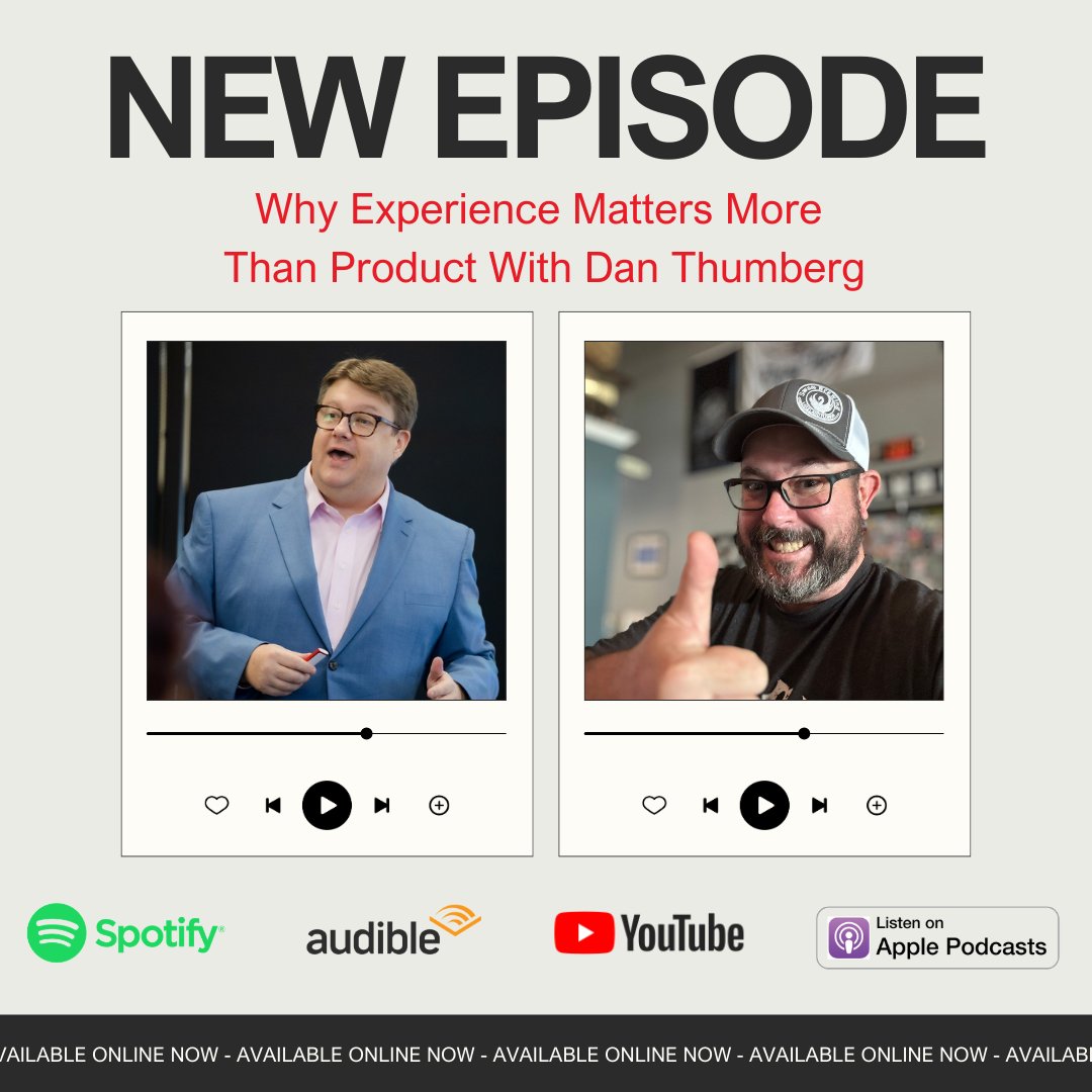 The_TonyJohnson's tweet photo. Hospitality is about people & Dan Thumberg from Swan Brewing shares some great tips in this podcast around building a service-focused team.
Listen here: https://t.co/8XHeuWo8i9
#customerexperience #craftbrewing #beer #networking #community #serviceasaservice #lakeland #florida https://t.co/xQQclsPF0K
