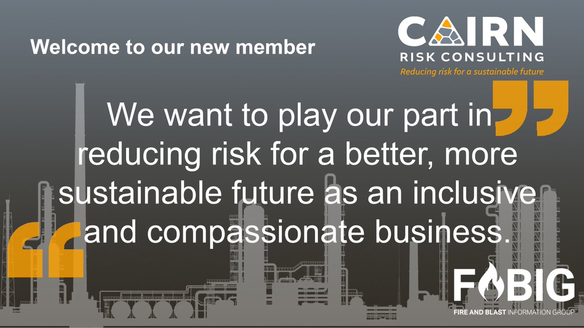 Fire And Blast Information Group (FABIG) tweet media