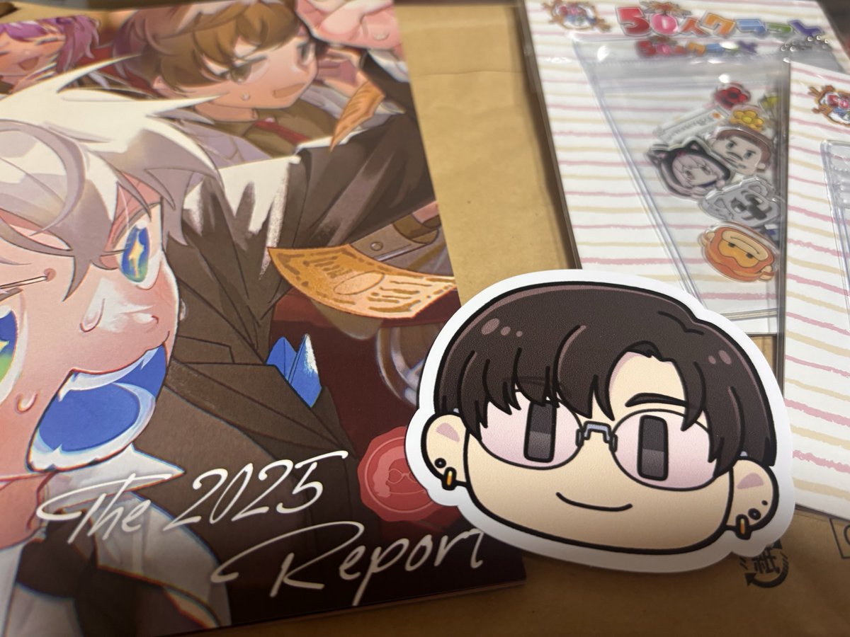 50人クラフトグッズ KUNさんステッカーかわいい！ レポート、プロフ