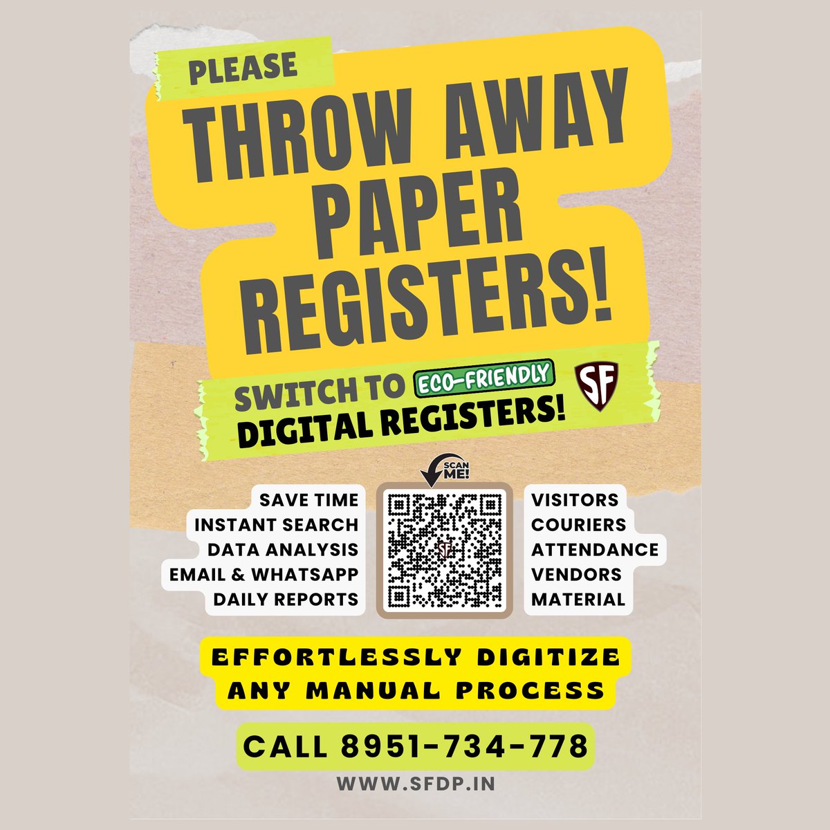 amitkrv's tweet photo. SFDP - Security First Digital Platform for Businesses, Industries, Factories, Warehouses, Offices, Schools/ Colleges, and any MSME struggling with paper based and fragmented processes.

Take Self-Assessment in 2 minutes👉 https://t.co/gLOPW7QwK9 https://t.co/b0OevecnVt