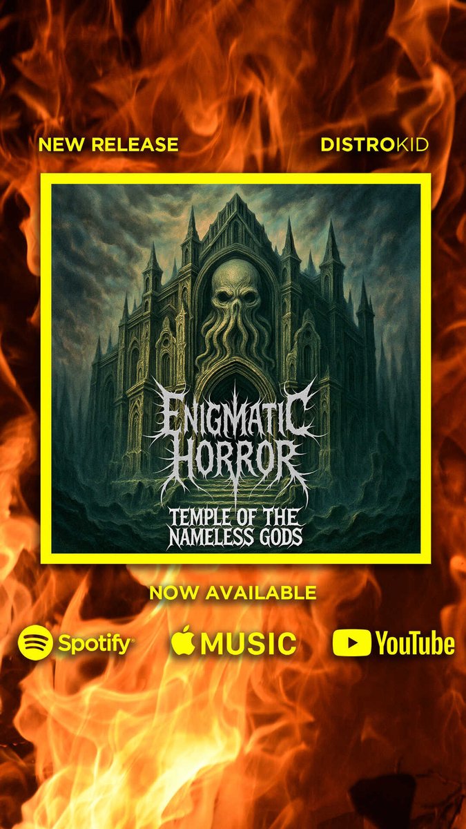 HorrorEnigmatic's tweet photo. Tomorrow the chaos comes full force to an unsuspecting public. No matter how you have prepared for this ... You are not ready

Pre Save Now
https://t.co/5bvtMvtJ80

#metal #heavy #heavymetal #extrememetal #deathmetal #newmusic #music #musician #PLAYLIST #spotify #horror #fear https://t.co/bKV55pjycC