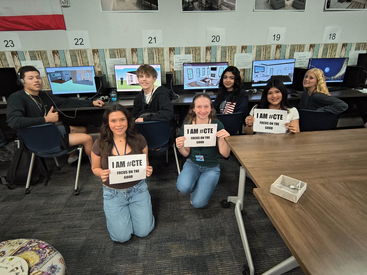 HumbleISD_KHS's tweet image. Interior Design students are using Revit to design, plan and build better!
I am #CTE #Focusonthegood @HumbleISD_CTE