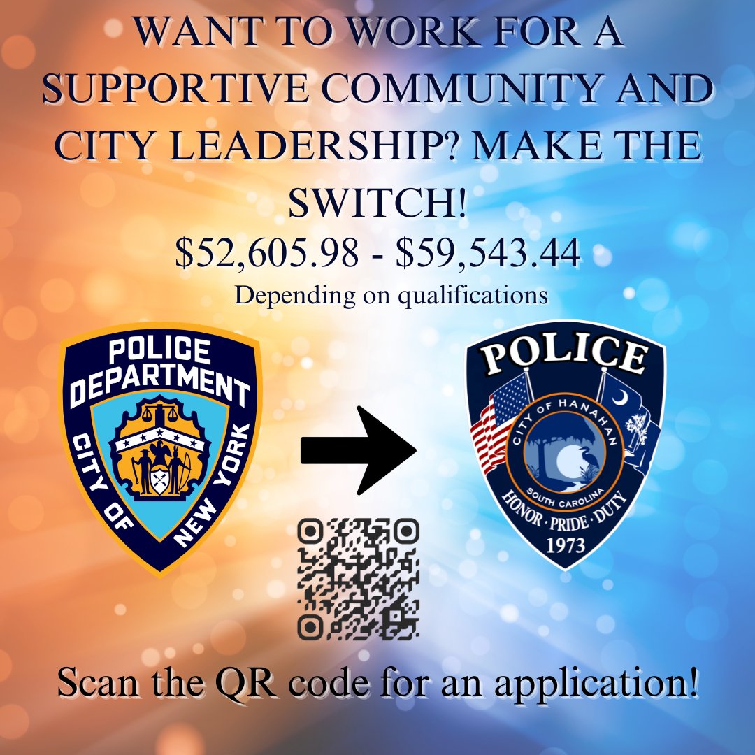 Hanahan Police tweet media