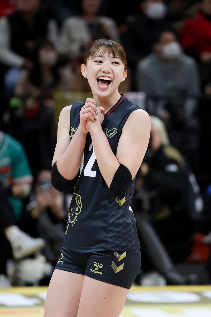 味方のプレーに喜ぶ野中瑠衣選手 📷2026.1.31 #エムット_SVリーグ