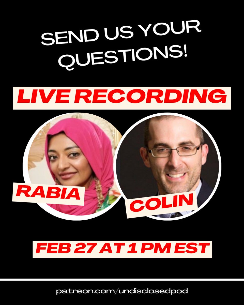 Undisclosed Podcast: Toward Justice tweet media