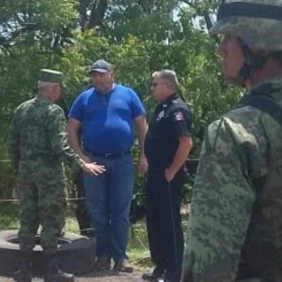 General Inge Ha circulado mucho esta fotografía del 2018. En ella se ve al ahora ...