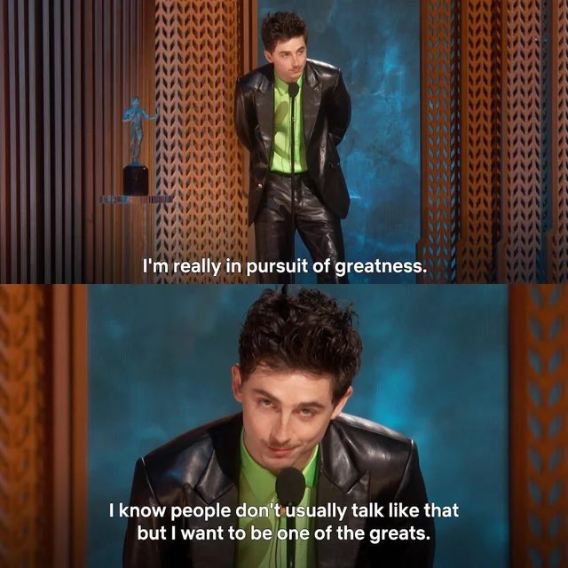 sag awards this sunday but i don't think we'll be seeing a speech as good as this one