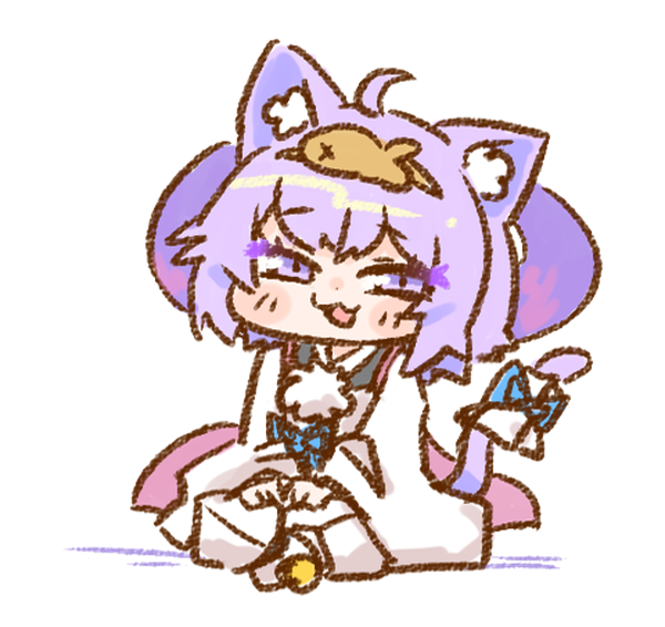 猫又おかゆ 「#絵かゆ」|ねこやまのイラスト
