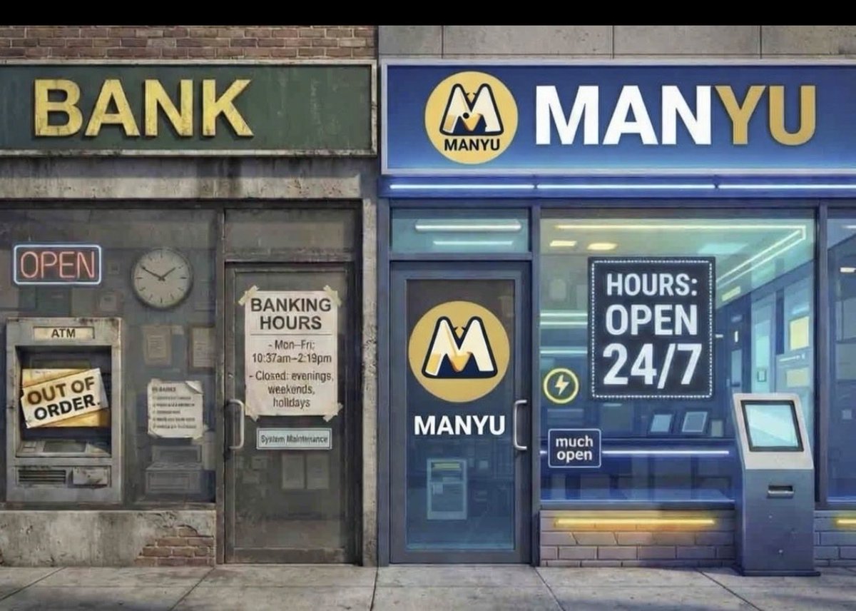 Banking hours are a scam 

<a href="/RealManyu/">Manyu Community</a> <a href="/dogecoin/">Dogecoin</a>
