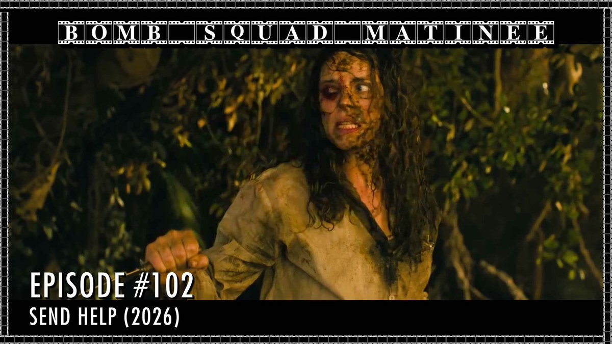 WATCH NOW!: youtu.be/ixFHVbTxpvI
Audio version: linktr.ee/bombsquadprodu…

On the 102nd episode of Bomb Squad Matinee, Tanner, Austin, Tim, and Cody discuss Sam Raimi's latest horror comedy Send Help.
