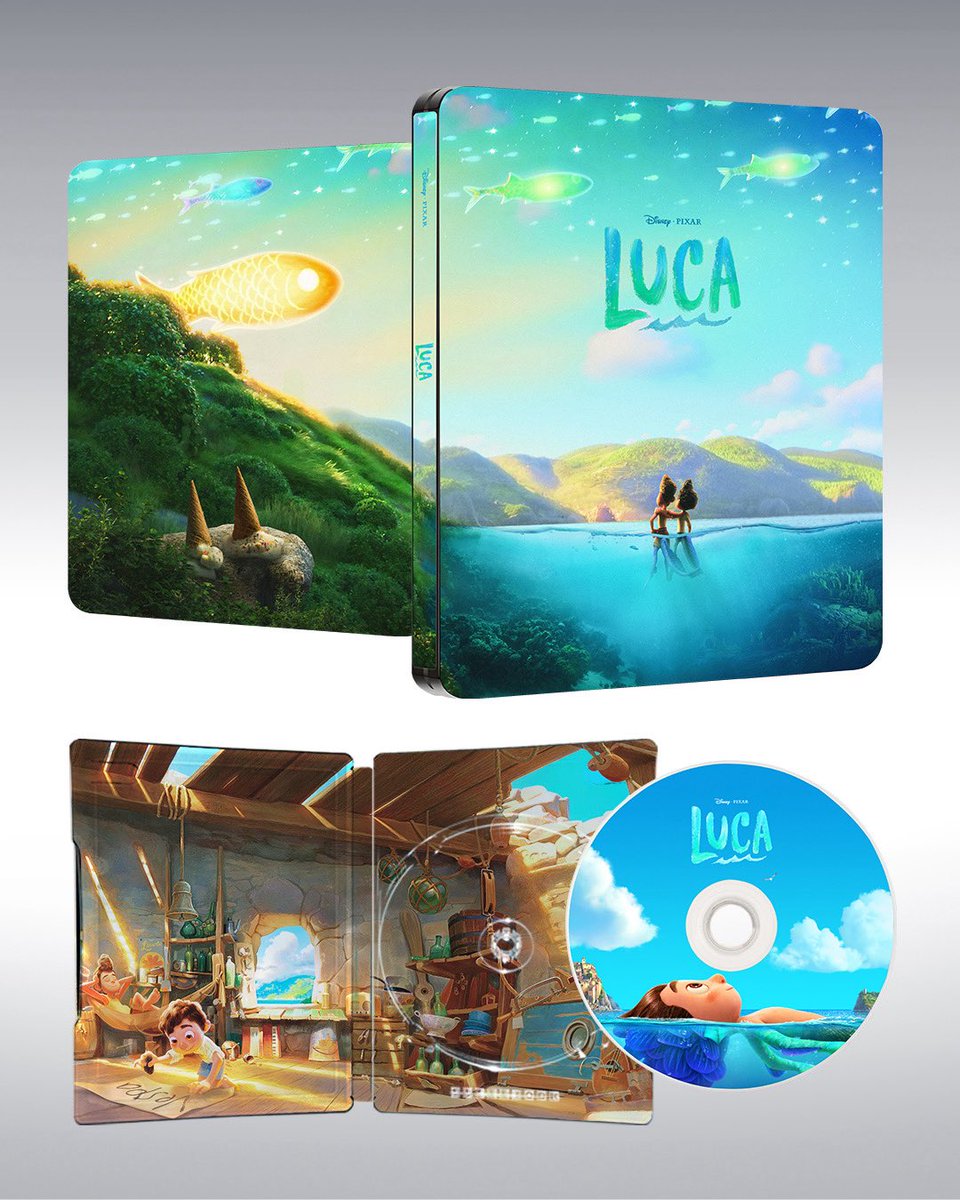 Lodgiko's tweet photo. Luca (2021)
.
Hey guys, yesss another one! And this time i present you Luca.
.
#luca #disney #pixar #steelbook #mastersofsteel https://t.co/1FIf5hqN5Z