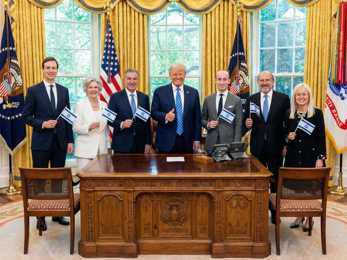 There are 6 Zionists essentially running the Trump government:

1. Jared Kushner
2. Susie Wiles
3. Steve Witkoff
4. Stephen Miller
5. Howard Lutnick
6. Miriam Adelson

This administration is failing because Zionists are literally running it.