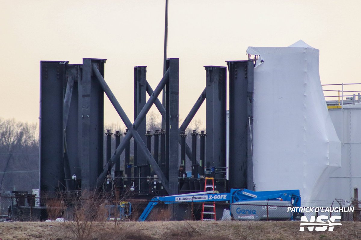 spacepat_o's tweet image. Rocket Lab Middle River Update February 25, 2026

Where'd the Neutron thrust structure go? It has been removed from its normal home and is nowhere within public sight.

@NASASpaceflight