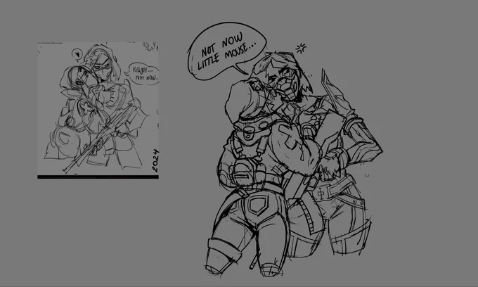 Nanobite redraw. First one was done in 2024! Crazy how time flies 