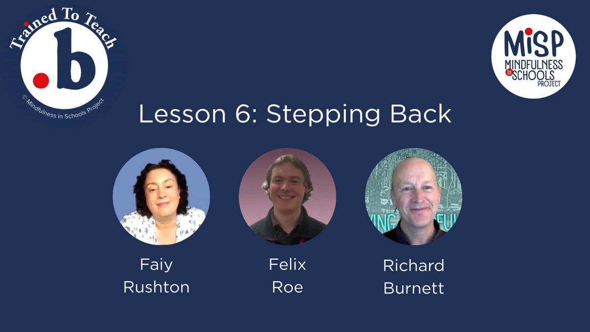 MiSPcharity's tweet photo. Watch here for Richard, Faiy and guest teacher Felix Roe talking about adaptations to .b lesson 6 for students (11-18). https://t.co/QWr5Xm9SXo
Find out more about .b here: https://t.co/kA81VjqTan
Join the Hub here: https://t.co/DZP3ExF4jf https://t.co/0uHxH7h54J