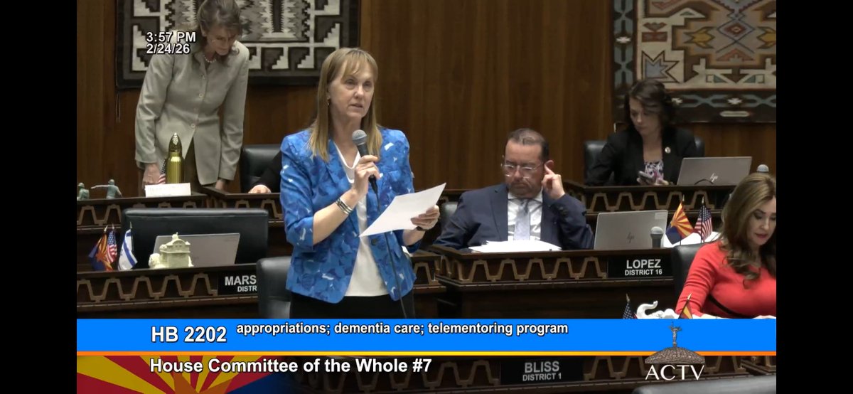 SelinaBliss's tweet photo. Long days on the House Floor, but worth it. Here I am advocating for bringing best practices to healthcare providers for early detection &amp; diagnosis of dementia 👇 https://t.co/F37wdP7zLE