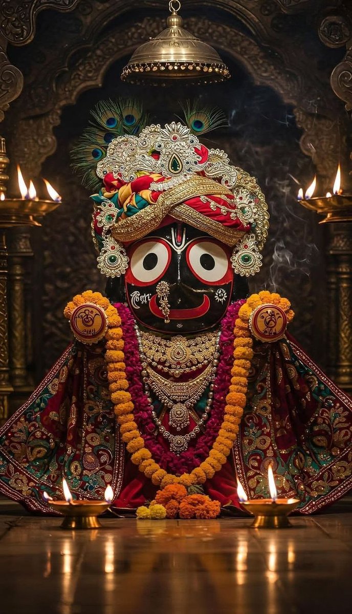 नीलांचल निवासाय नित्याय परमात्मने। 
बलभद्र सुभद्राभ्याम् जगन्नाथाय ते नमः।।

जय हो महाप्रभु श्री जगन्नाथ जी की । 🙏🌺