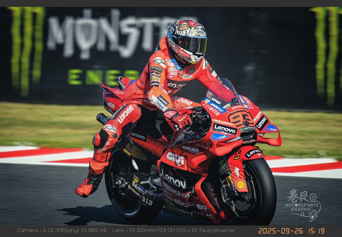 maki_guytw2's tweet image. The wait is over.
Speed is back.
Engines awake.
Adrenaline returns.

MotoGP is here.
Shot with Sony α1 II × 300/600mm
Trackside perspective.

#MotoGP #MotoGP2025 #Trackside