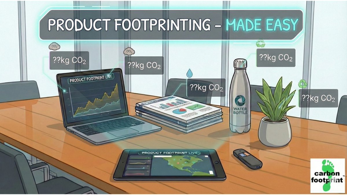 CarbonAcademy's tweet photo. Missed our fantastic Product Footprinting Made Easy  session - check out the video now on https://t.co/75mfgWWhur #carbonfootprint #sustainability https://t.co/xvrl9EvrPd