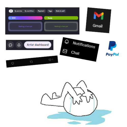 POV: waiting for a notification, but it’s just silence and tears... huehuehue
#smallartist #artmoots #ArtistOnTwitter