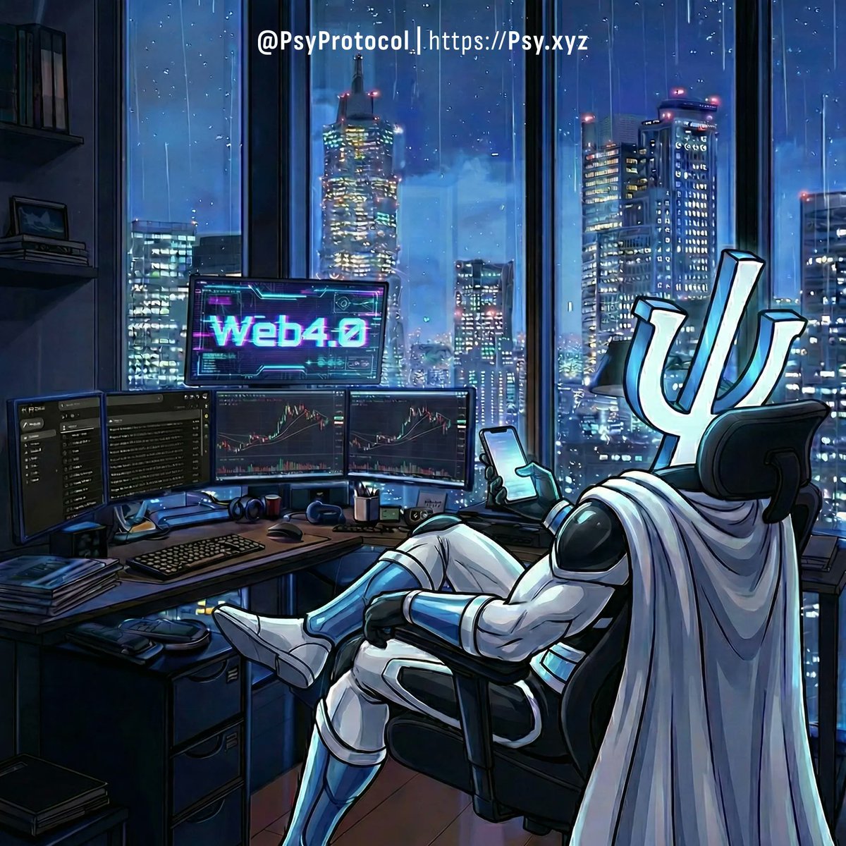 PsyProtocol's tweet photo. The Web4.0 shift isn’t smarter AI. It’s AI agents transacting and making payments permissionlessly.

The real transformation begins when AI can move money autonomously. Once agents execute transactions at scale, blind trust comes at a high price.

The future isn’t anti-AI, it’s AI secured by math.

Psy is built for that reality.